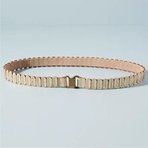 Anthropologie The Tabitha Stretch Belt in Pearl